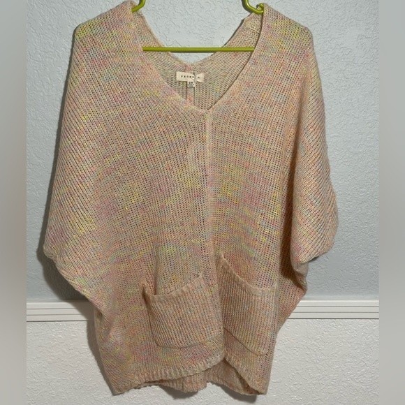 Promesa sheer knit deep V-Neck sweater - Picture 1 of 8